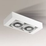 Shilo Koga plafonska lampa bela (80 mm)