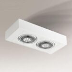 Shilo Koga plafonska lampa bela (80 mm)