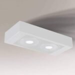 Shilo Koga plafonska lampa bela (80 mm) 3000K