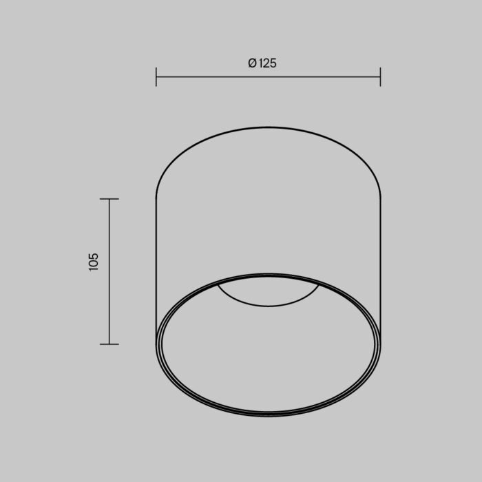 Maytoni Alfa LED nadgradna rasveta bela 4000K 1x25W 60° - Image 2
