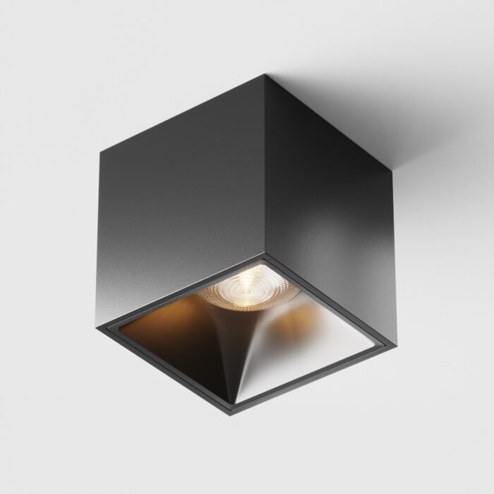 Maytoni Alfa LED nadgradna rasveta crna 3000K 1x12W 24° Dim Triac - Image 1