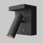 Maytoni Aron zidna lampa crna 2700K 1x7W