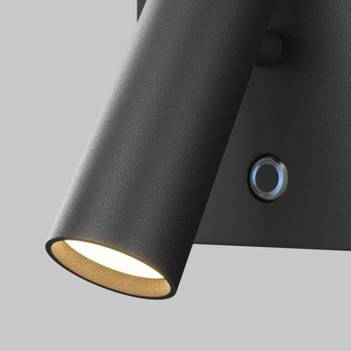 Maytoni Aron zidna lampa crna 2700K 1x7W - Slika 7