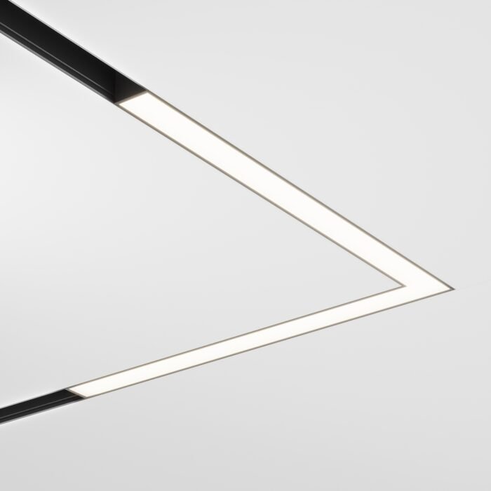 Maytoni Basis Exility magnetni šinski reflektor crni 3000K-6000K 24W 120° Dim Smart - Image 1