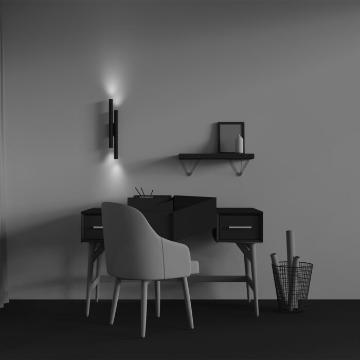 Maytoni Calipso zidna lampa crna 24W IP20 - Slika 4