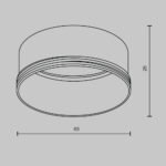 Maytoni Dekorativni prsten ugradna rasveta bela za Focus LED 20W