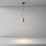 Maytoni Efir visilica mat zlatna 3000K 1x15W 38° - Image 5