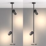 Maytoni Elti nadgradna rasveta crna GU10 2x10W - Slika 5