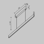 Maytoni Euphoria visilica crna 2700-6000K 36W 90° Dim - Slika 2