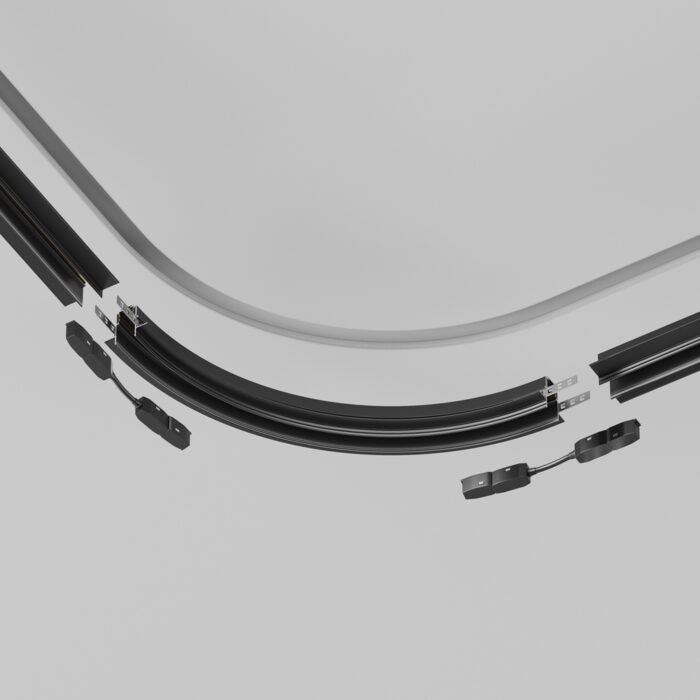 Maytoni Exility radius konektor R300 ugradni crni - Slika 3