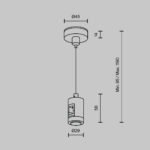 Maytoni Flarity pojedinačni viseći kabl - Slika 2