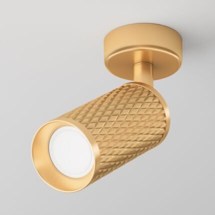 Maytoni Focus Design nadgradna rasveta mat zlatna GU10 1x10W