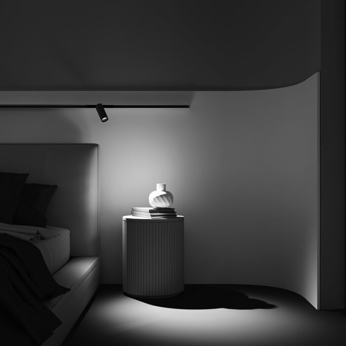 Maytoni Focus LED Exility magnetni šinski reflektor crni 2700K-6000K 12W 36° Dim Smart - Slika 2