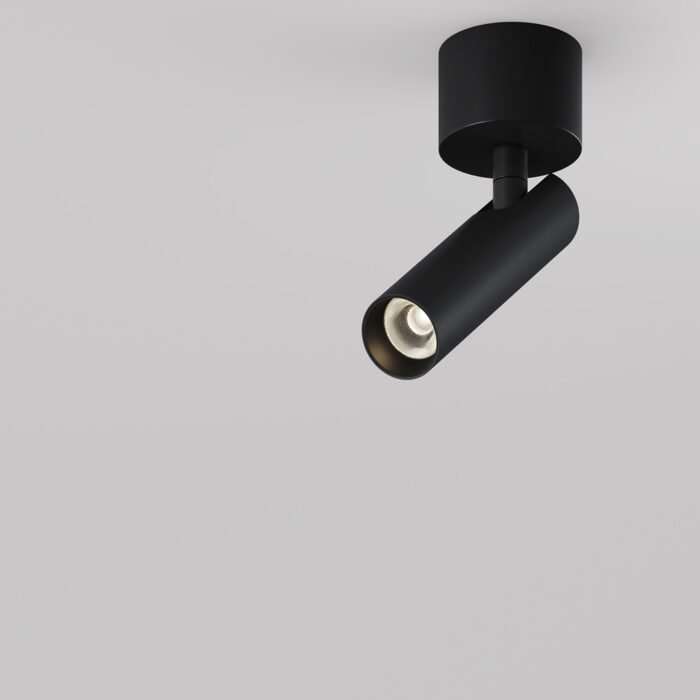 Maytoni Focus T nadgradna rasveta crna 3000K 1x6W 36° - Image 1
