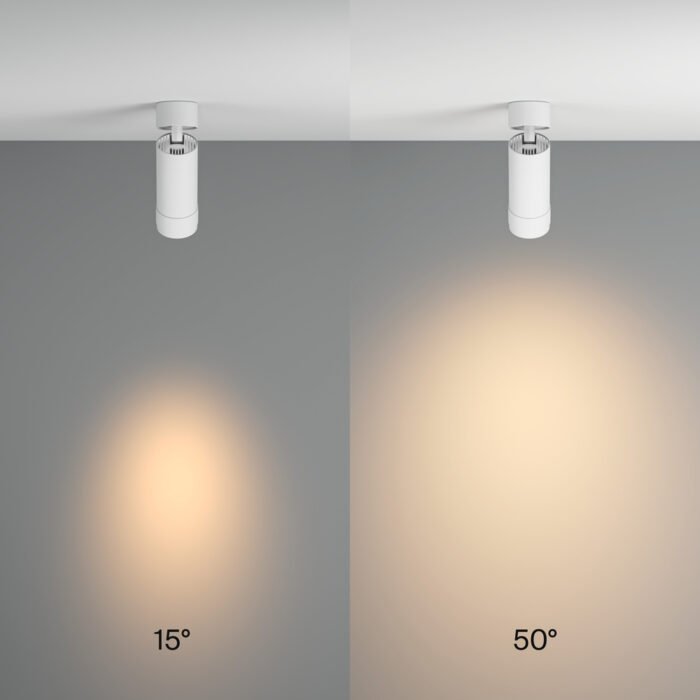 Maytoni Focus Zoom nadgradna rasveta bela 3000K 1x12W 15°-50° - Slika 4