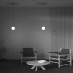 Maytoni Luna visilica crna i bela 3000K 1x5W 360° - Image 4