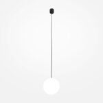 Maytoni Luna visilica crna i bela 3000K 1x5W 360°
