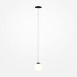 Maytoni Luna visilica crna i bela 3000K 1x5W 360°