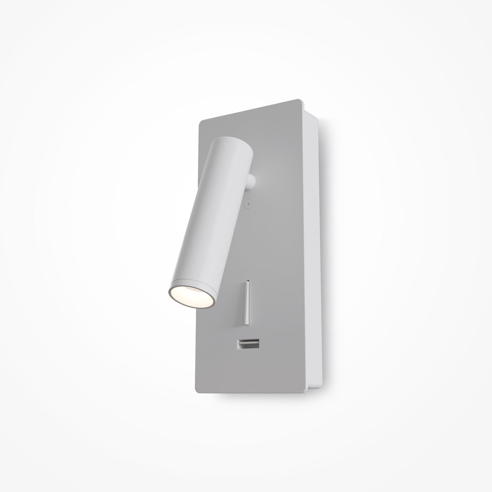 Maytoni Mirax zidna lampa bela 3000K 1x3WC041WL-L3W3K Maytoni Mirax zidna lampa bela 3000K 1x3W - Slika 1