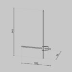 Maytoni Pars zidna lampa crna 3000K 1x12W - Slika 2