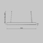 Maytoni Points visilica bela 4000K 1x40W 25° - Image 3