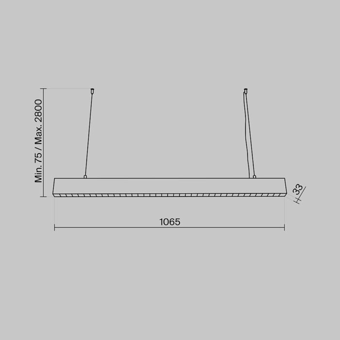 Maytoni Points visilica bela 4000K 1x40W 25° - Image 3