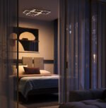 Maytoni Rida plafonska lampa zlatna-bela 78W