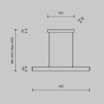 Maytoni Step visilica bela 3000K 1x30W 120° - Image 2