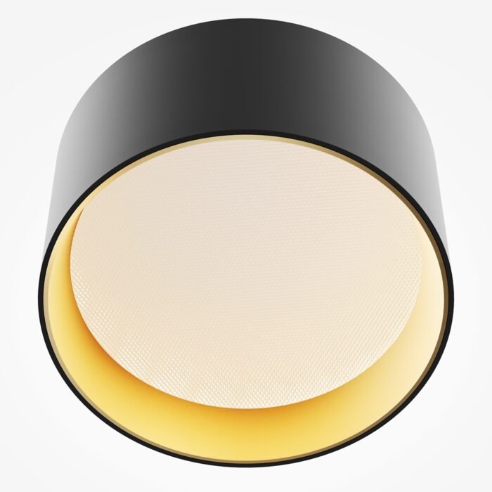 Maytoni Vega nadgradna rasveta crna i mat zlatna 3000K 1x12W 110° - Slika 5