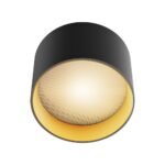 Maytoni Vega nadgradna rasveta crna i mat zlatna 3000K 1x8W 110° - Slika 6