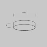 Maytoni Zon nadgradna rasveta bela 3000K 1x36W 120° - Slika 2