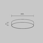 Maytoni Zon nadgradna rasveta bela 3000K 1x90W 120° - Slika 2