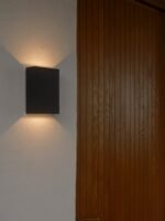 Nordlux Fold 10 spoljašnja zidna lampa crna - Slika 2
