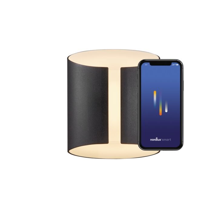 Nordlux Grip Smart spoljašnja zidna lampa crna - Slika 3