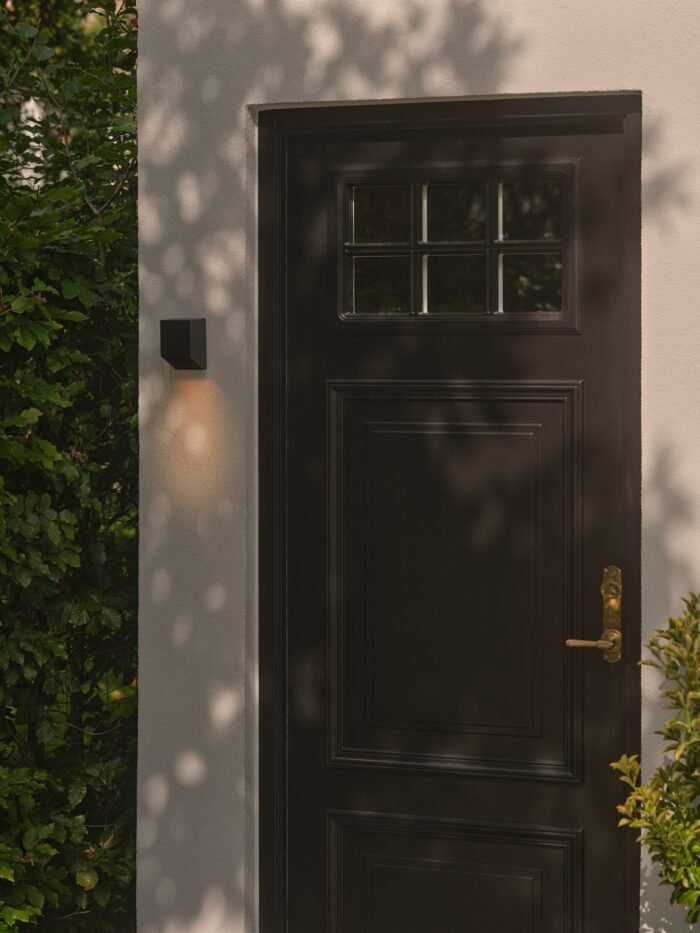 Nordlux Nico Square spoljašnja zidna lampa crna - Slika 1