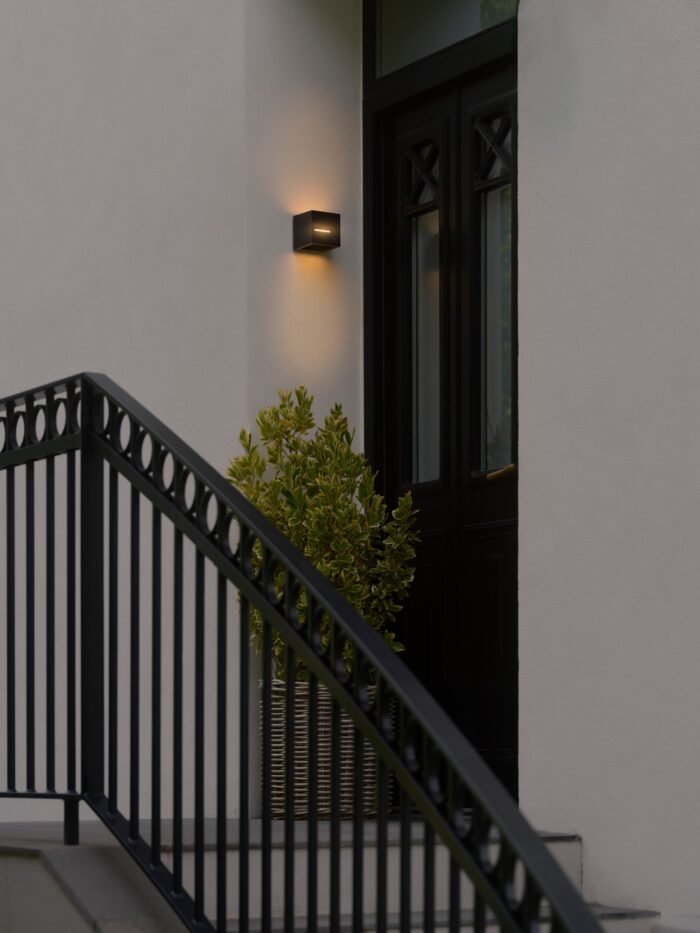 Nordlux Rivo spoljašnja zidna lampa crna - Slika 1