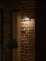 Nordlux Saulio Solar spoljašnja zidna lampa crna