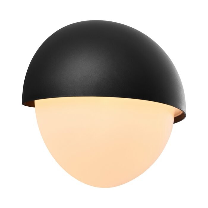 Nordlux Scorpius Round spoljašnja zidna lampa crna - Slika 3