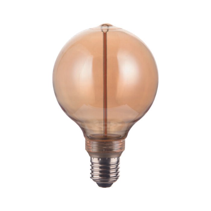 Nordlux sijalica Deco E27 G95 Dash Dim 1800K Kelvin 110 Lumen Ćilibarna - Slika 2