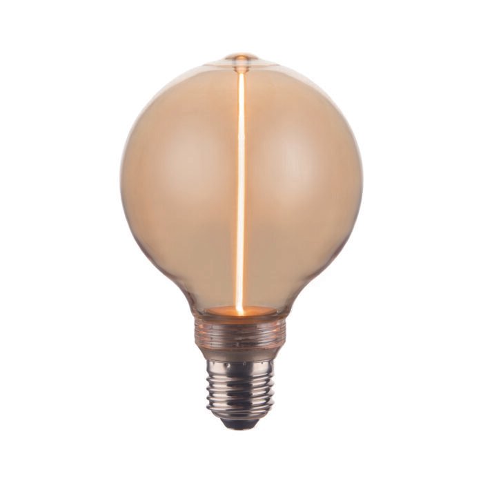 Nordlux sijalica Deco E27 G95 Dash Dim 1800K Kelvin 110 Lumen Ćilibarna - Slika 1
