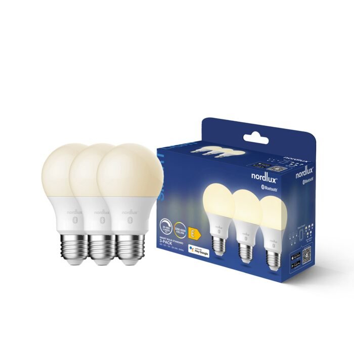 Nordlux sijalica Smart E27 3-pack A60 2200-6500 Kelvin 900 Lumen Bela - Image 3