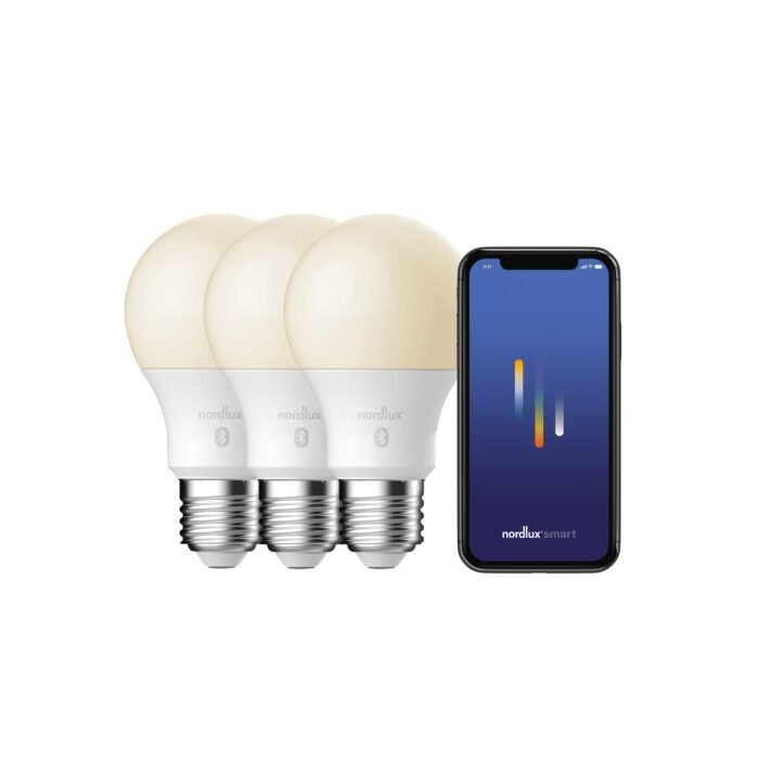 Nordlux sijalica Smart E27 3-pack A60 2200-6500 Kelvin 900 Lumen Bela - Image 1