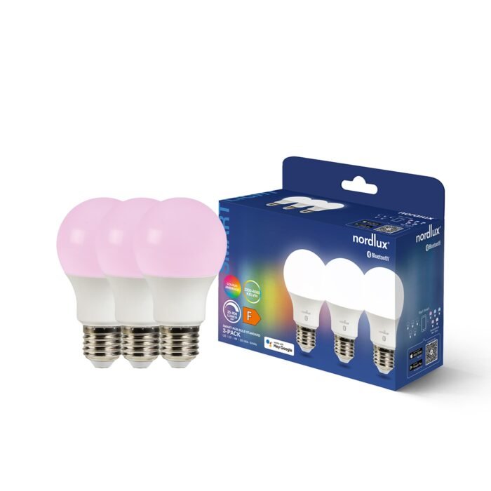Nordlux sijalica Smart E27 3-pack A60 Colour 2200-6500 Kelvin 806 Lumen Bela - Image 4