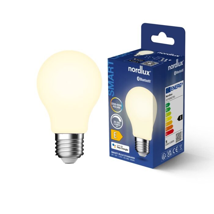 Nordlux sijalica Smart E27 A60 2200-6500 Kelvin 560 Lumen Bela - Slika 4