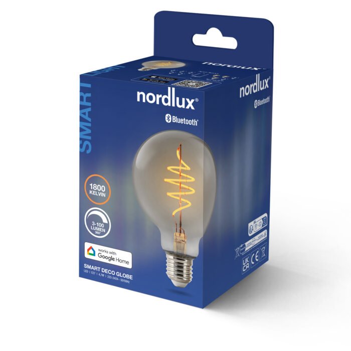 Nordlux sijalica Smart E27 G95 1800 Kelvin 100 Lumen Dim Staklo - Slika 4