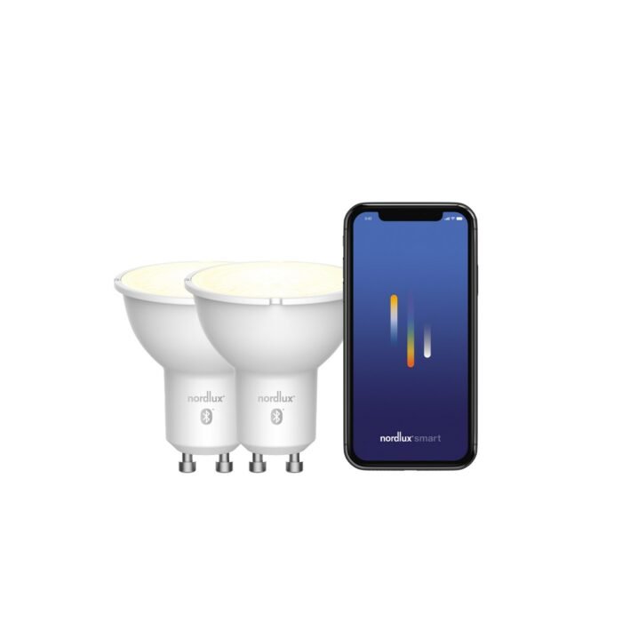 Nordlux sijalica Smart GU10 2-pack 2200-6500 Kelvin 420 Lumen Bela - Image 2