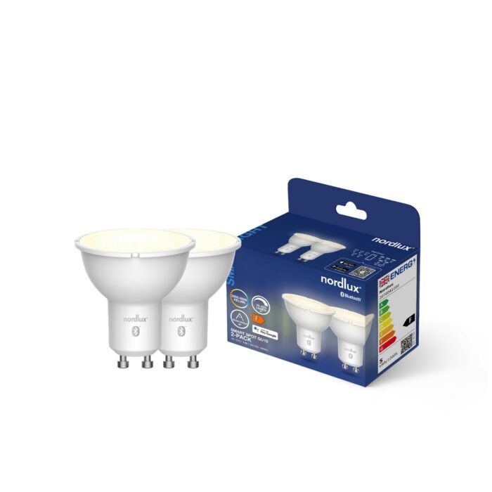 Nordlux sijalica Smart GU10 2-pack 2200-6500 Kelvin 420 Lumen Bela - Image 4