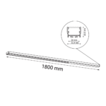 Shilo Hiate plafonska lampa crna (1800 mm) 3000K - Slika 2