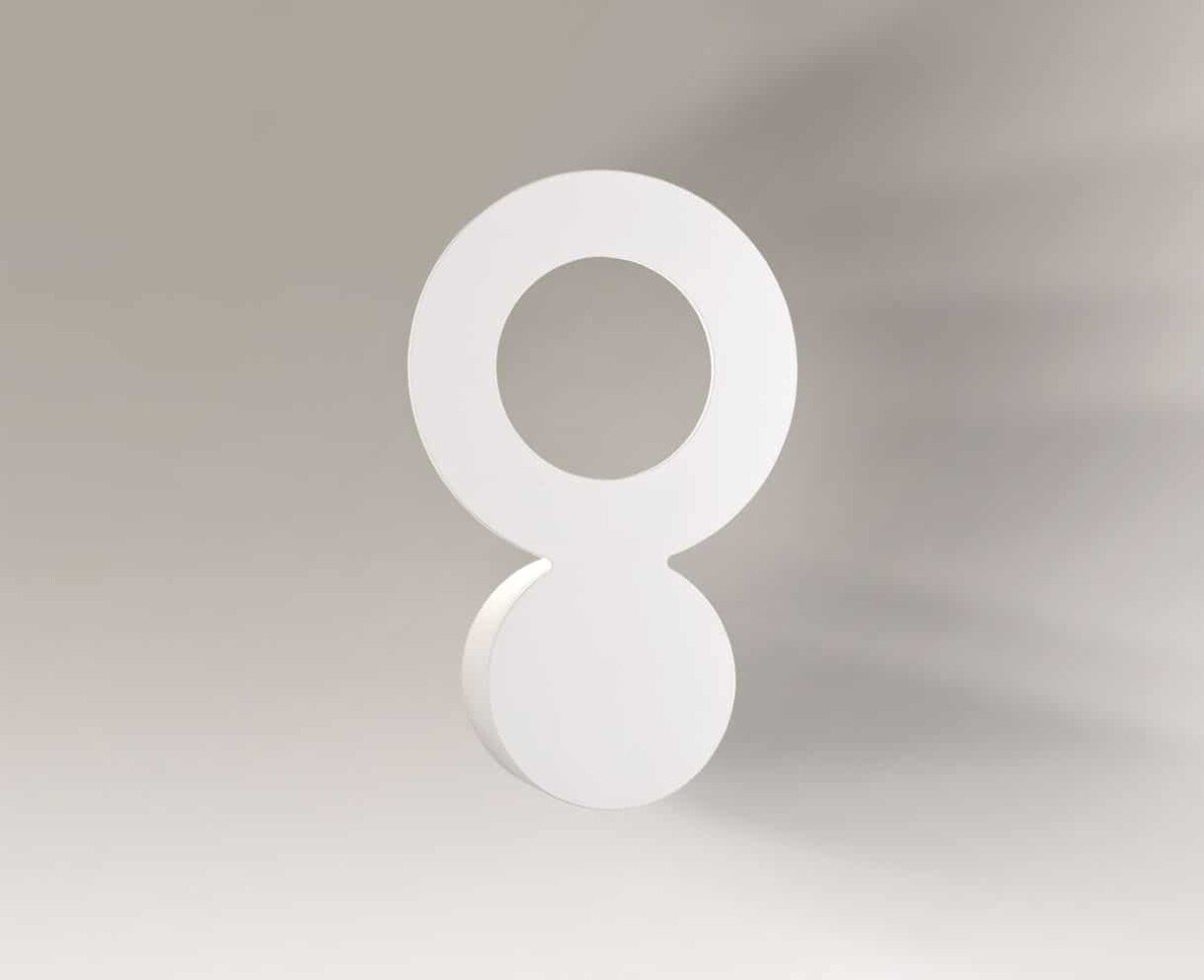 Shilo Sado zidna lampa bela 4000K Shilo Sado zidna lampa bela 4000K - Slika 1