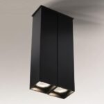 Shilo Toda plafonska lampa crna (280 mm)